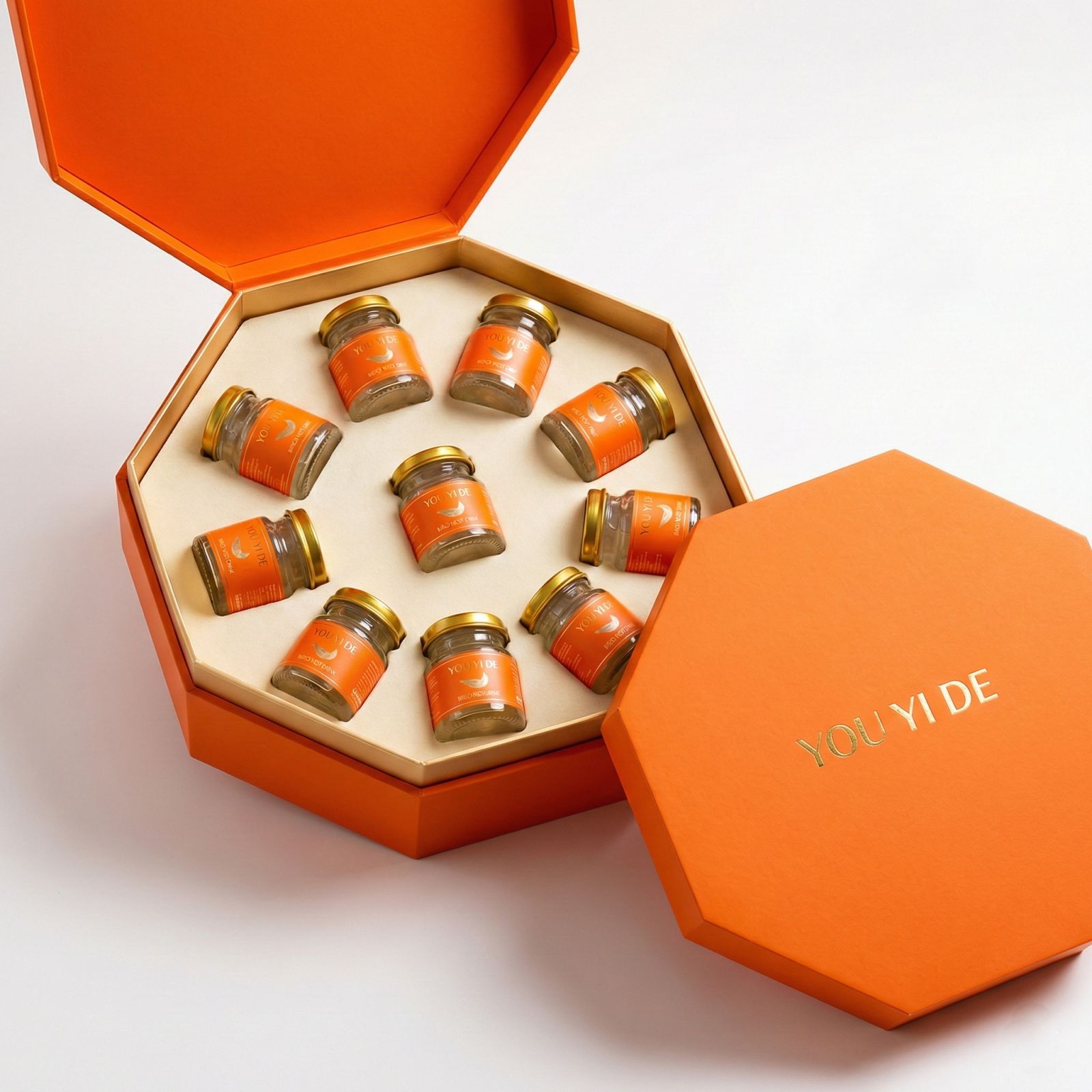 You Yi De Bird's Nest Drink – Octagon Gift Box (9 Bottles)