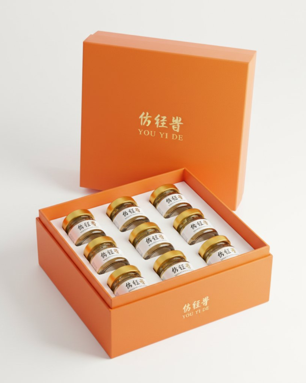 You Yi De Wild Pure Bird's Nest – Square Gift Box (6 Bottles)