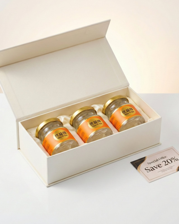 You Yi De Bird's Nest Drink – Box of 3 Bottles (Promo Pack)